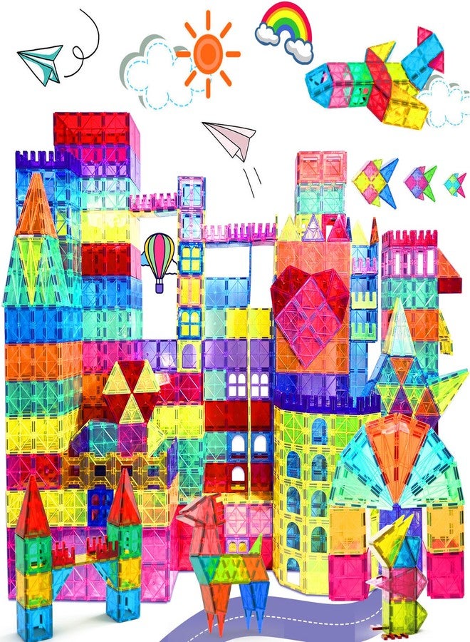 Paaxido Magnetic Tiles,100PCS Magnet Building Blocks - Image 1